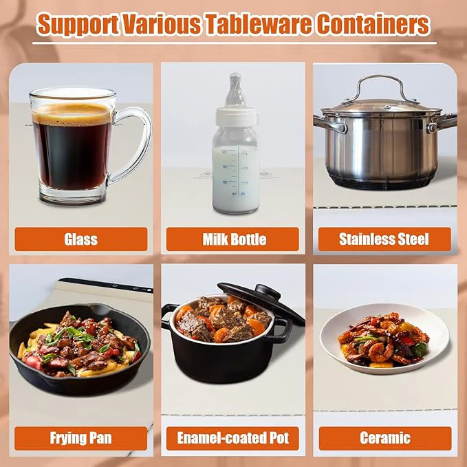 Electric Food Warming Tray with Temperature Control and Timer