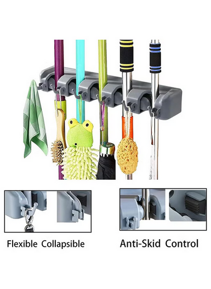 Brooms And Toiletries Organizer, Wall Mounted Organizer