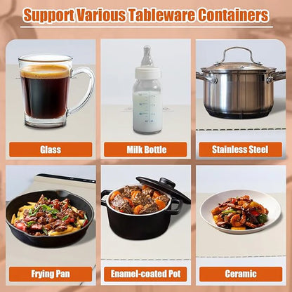 Electric Food Warming Tray with Temperature Control and Timer