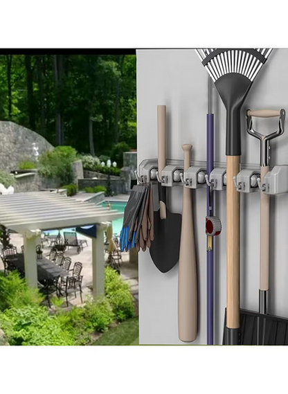 Brooms And Toiletries Organizer, Wall Mounted Organizer