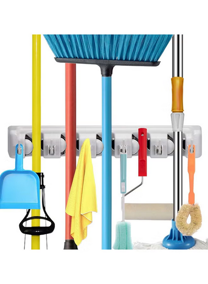 Brooms And Toiletries Organizer, Wall Mounted Organizer